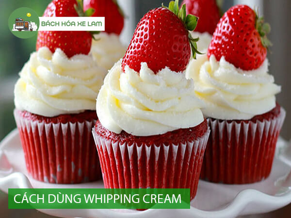 Cách dùng whipping cream